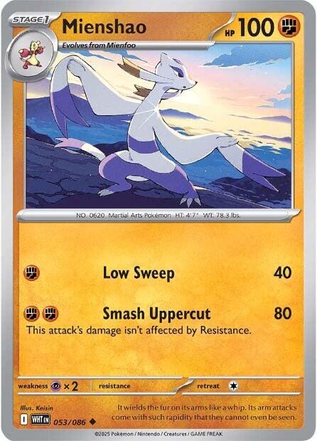 Mienshao (053/086) [Scarlet & Violet: White Flare] | Exor Games Truro