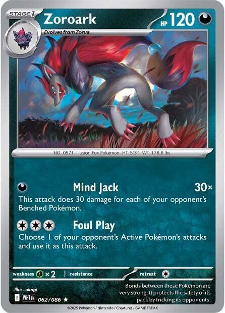 Zoroark (062/086) [Scarlet & Violet: White Flare] | Exor Games Truro