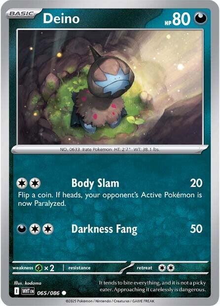 Deino (065/086) [Scarlet & Violet: White Flare] | Exor Games Truro