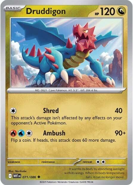 Druddigon (071/086) [Scarlet & Violet: White Flare] | Exor Games Truro