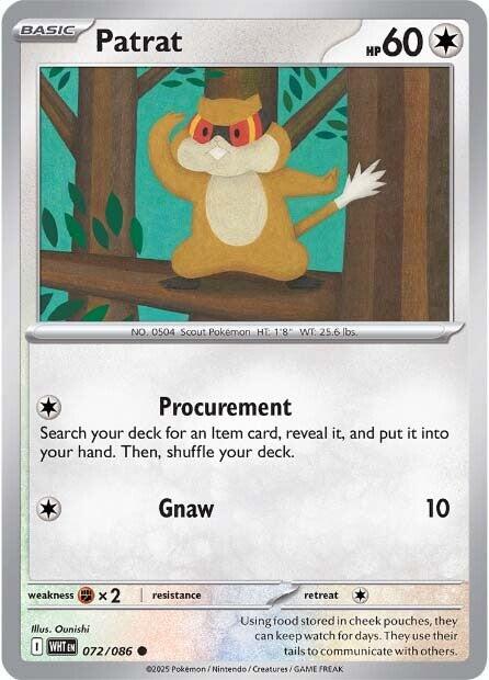 Patrat (072/086) [Scarlet & Violet: White Flare] | Exor Games Truro