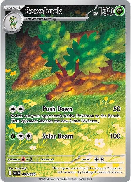 Sawsbuck (092/086) [Scarlet & Violet: White Flare] | Exor Games Truro