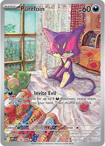 Purrloin (136/086) [Scarlet & Violet: White Flare] | Exor Games Truro