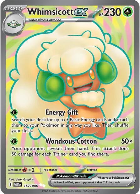 Whimsicott ex (157/086) [Scarlet & Violet: White Flare] | Exor Games Truro