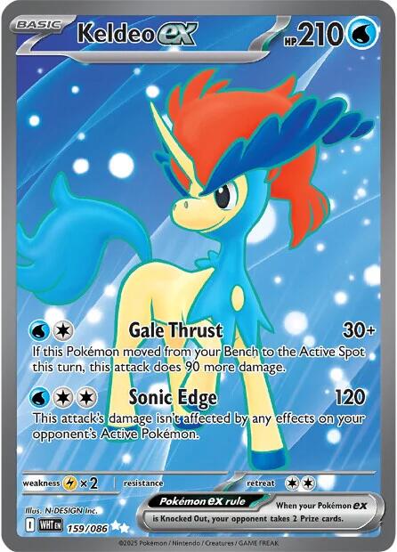 Keldeo ex (159/086) [Scarlet & Violet: White Flare] | Exor Games Truro