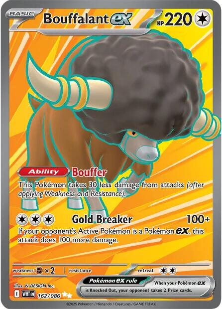 Bouffalant ex (162/086) [Scarlet & Violet: White Flare] | Exor Games Truro