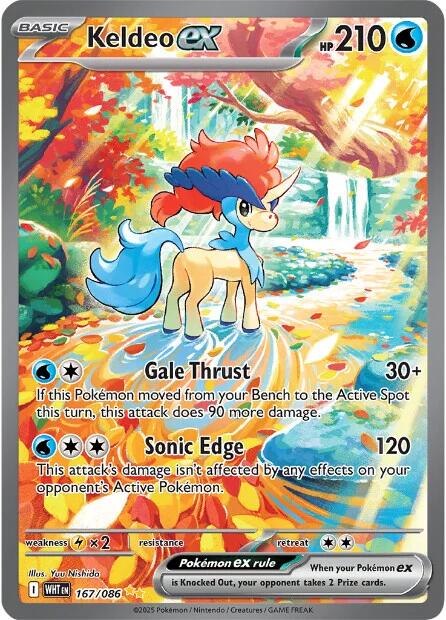 Keldeo ex (167/086) [Scarlet & Violet: White Flare] | Exor Games Truro