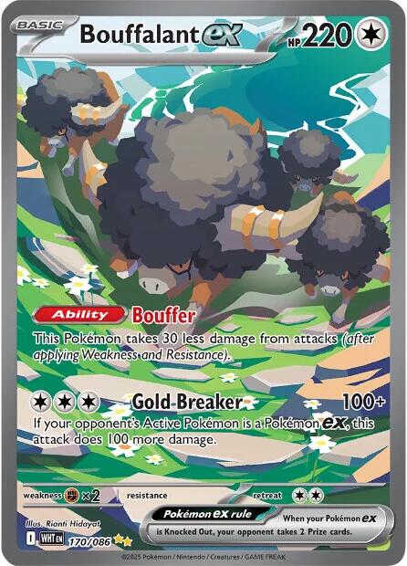 Bouffalant ex (170/086) [Scarlet & Violet: White Flare] | Exor Games Truro