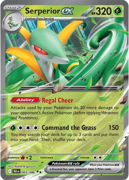 Serperior ex (003/086) [Scarlet & Violet: Black Bolt] | Exor Games Truro