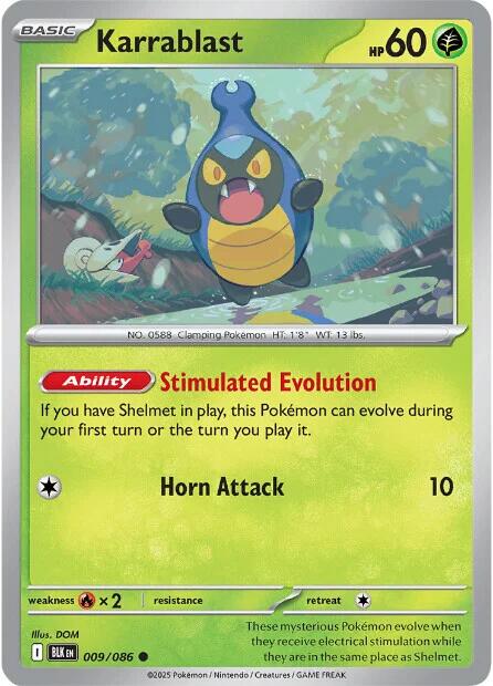 Karrablast (009/086) [Scarlet & Violet: Black Bolt] | Exor Games Truro