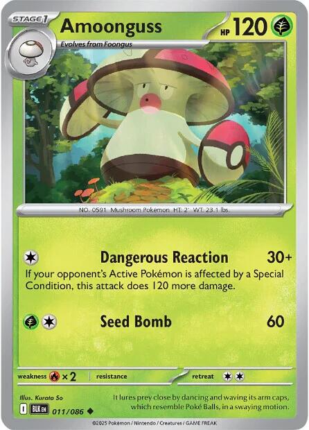Amoonguss (011/086) [Scarlet & Violet: Black Bolt] | Exor Games Truro