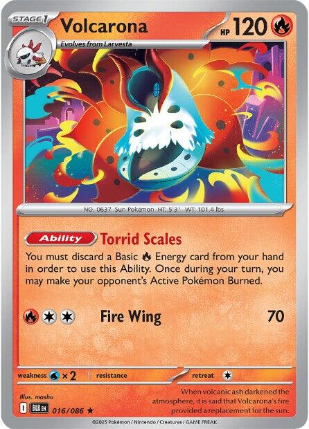 Volcarona (016/086) [Scarlet & Violet: Black Bolt] | Exor Games Truro