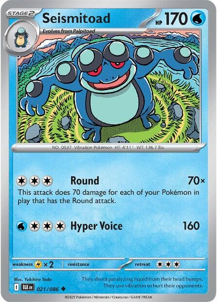 Seismitoad (021/086) [Scarlet & Violet: Black Bolt] | Exor Games Truro