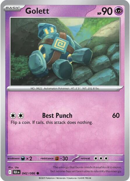 Golett (042/086) [Scarlet & Violet: Black Bolt] | Exor Games Truro