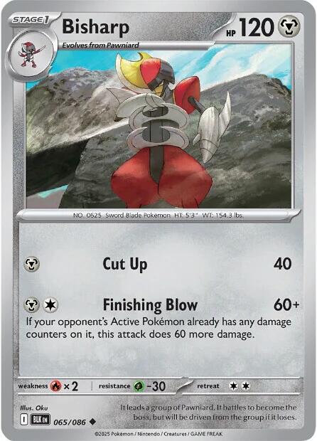 Bisharp (065/086) [Scarlet & Violet: Black Bolt] | Exor Games Truro
