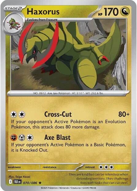Haxorus (070/086) [Scarlet & Violet: Black Bolt] | Exor Games Truro
