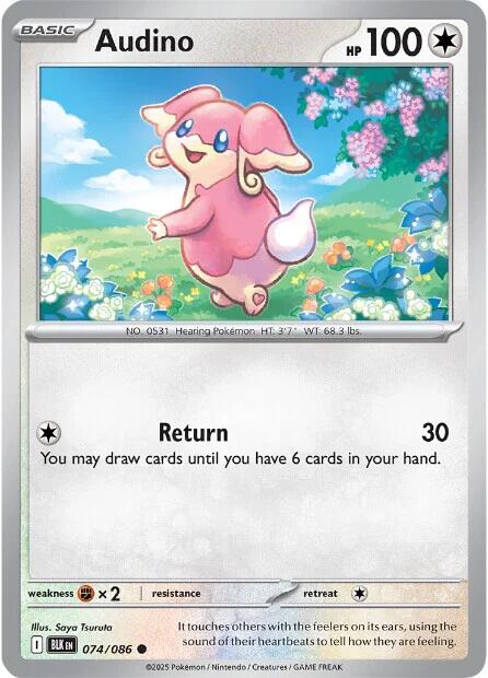 Audino (074/086) [Scarlet & Violet: Black Bolt] | Exor Games Truro