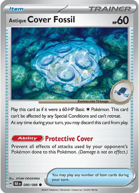 Antique Cover Fossil (080/086) [Scarlet & Violet: Black Bolt] | Exor Games Truro