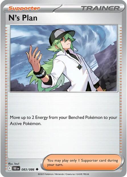N's Plan (083/086) [Scarlet & Violet: Black Bolt] | Exor Games Truro
