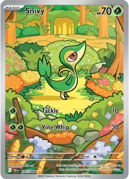 Snivy (087/086) [Scarlet & Violet: Black Bolt] | Exor Games Truro