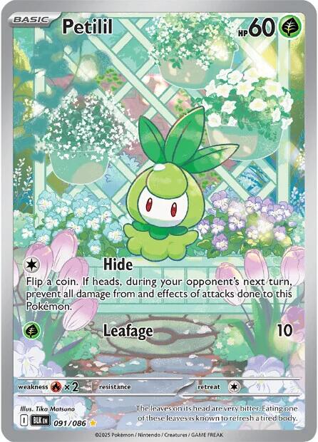 Petilil (091/086) [Scarlet & Violet: Black Bolt] | Exor Games Truro