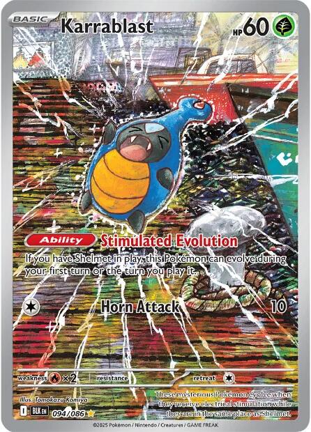 Karrablast (094/086) [Scarlet & Violet: Black Bolt] | Exor Games Truro