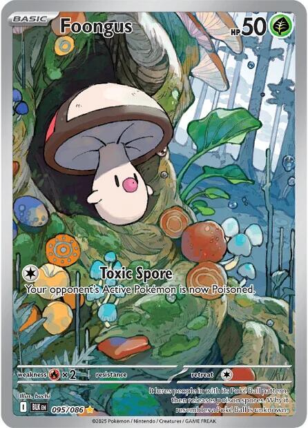 Foongus (095/086) [Scarlet & Violet: Black Bolt] | Exor Games Truro