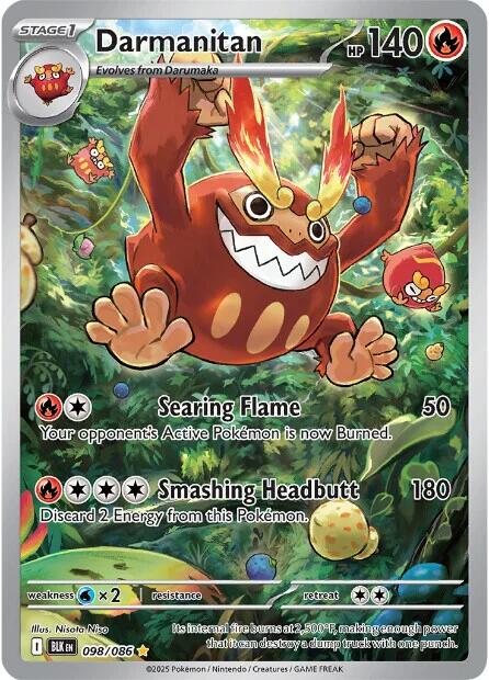 Darmanitan (098/086) [Scarlet & Violet: Black Bolt] | Exor Games Truro