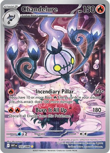 Chandelure (103/086) [Scarlet & Violet: White Flare] | Exor Games Truro