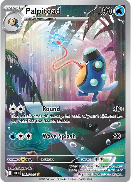 Palpitoad (104/086) [Scarlet & Violet: Black Bolt] | Exor Games Truro