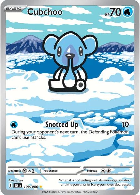Cubchoo (109/086) [Scarlet & Violet: Black Bolt] | Exor Games Truro