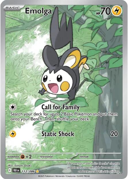 Emolga (112/086) [Scarlet & Violet: Black Bolt] | Exor Games Truro