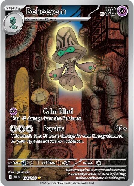 Beheeyem (121/086) [Scarlet & Violet: Black Bolt] | Exor Games Truro