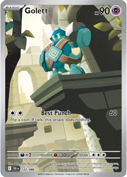 Golett (122/086) [Scarlet & Violet: Black Bolt] | Exor Games Truro