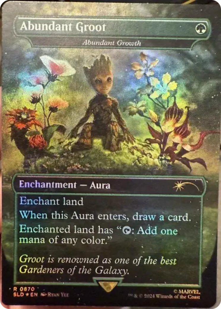 Abundant Groot - Abundant Growth (Rainbow Foil) [Secret Lair Drop Series] | Exor Games Truro