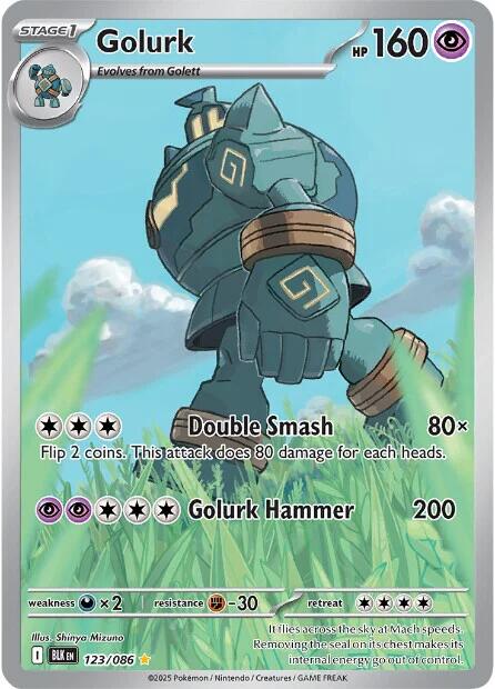 Golurk (123/086) [Scarlet & Violet: Black Bolt] | Exor Games Truro