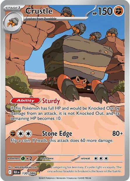 Crustle (130/086) [Scarlet & Violet: Black Bolt] | Exor Games Truro