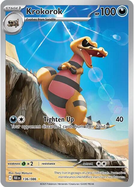 Krokorok (136/086) [Scarlet & Violet: Black Bolt] | Exor Games Truro
