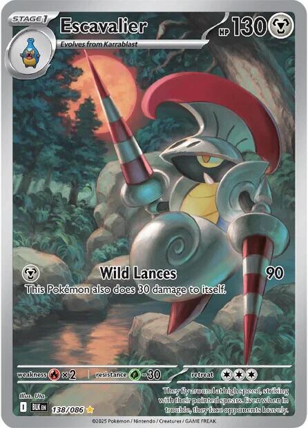Escavalier (138/086) [Scarlet & Violet: Black Bolt] | Exor Games Truro