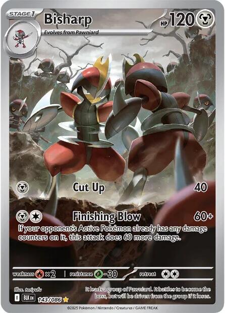 Bisharp (143/086) [Scarlet & Violet: Black Bolt] | Exor Games Truro