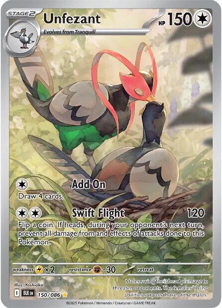 Unfezant (150/086) [Scarlet & Violet: Black Bolt] | Exor Games Truro