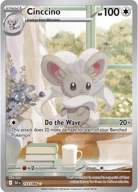 Cinccino (153/086) [Scarlet & Violet: Black Bolt] | Exor Games Truro