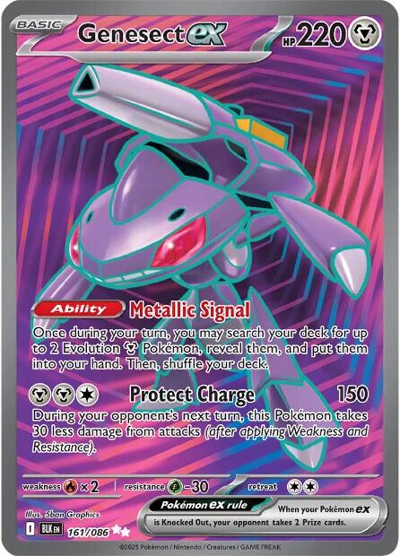 Genesect ex (161/086) [Scarlet & Violet: Black Bolt] | Exor Games Truro