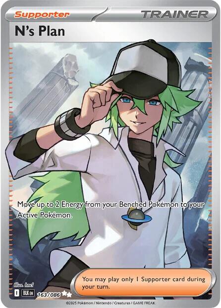 N's Plan (163/086) [Scarlet & Violet: Black Bolt] | Exor Games Truro
