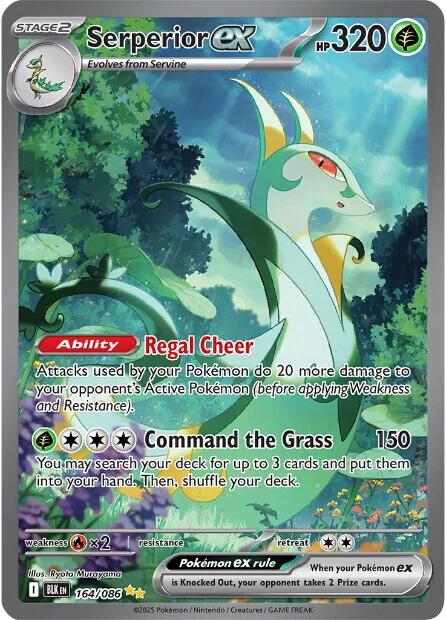 Serperior ex (164/086) [Scarlet & Violet: Black Bolt] | Exor Games Truro