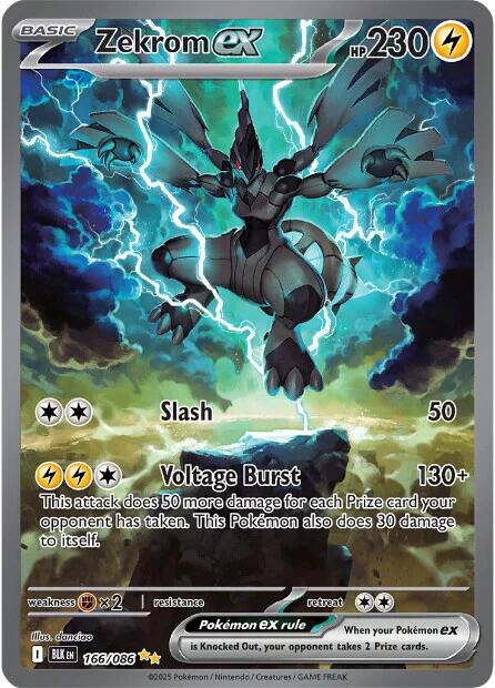 Zekrom ex (166/086) [Scarlet & Violet: Black Bolt] | Exor Games Truro