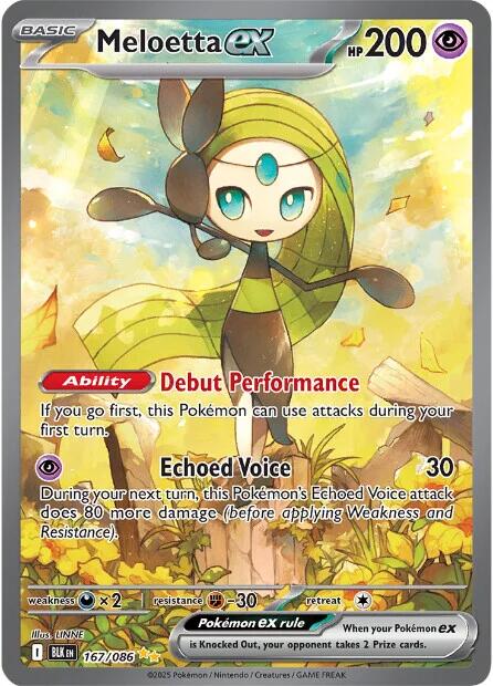 Meloetta ex (167/086) [Scarlet & Violet: Black Bolt] | Exor Games Truro