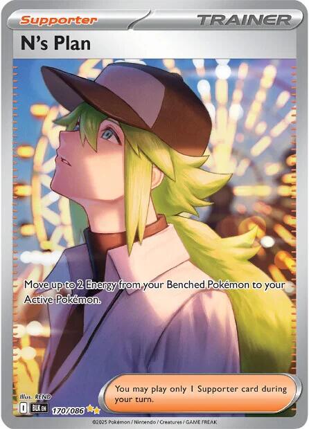 N's Plan (170/086) [Scarlet & Violet: Black Bolt] | Exor Games Truro