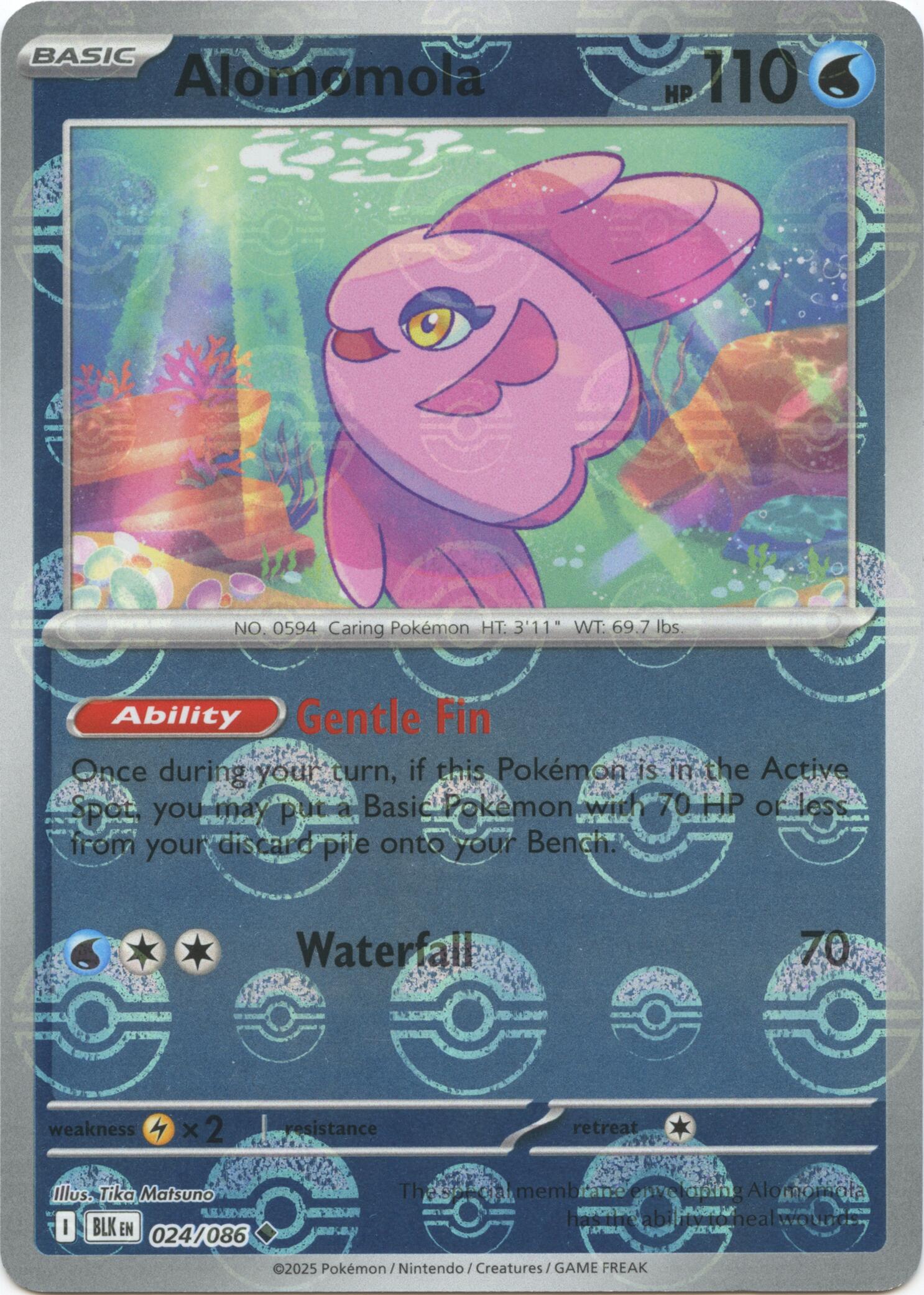 Alomomola (024/086) (Poke Ball Pattern) [Scarlet & Violet: Black Bolt] | Exor Games Truro
