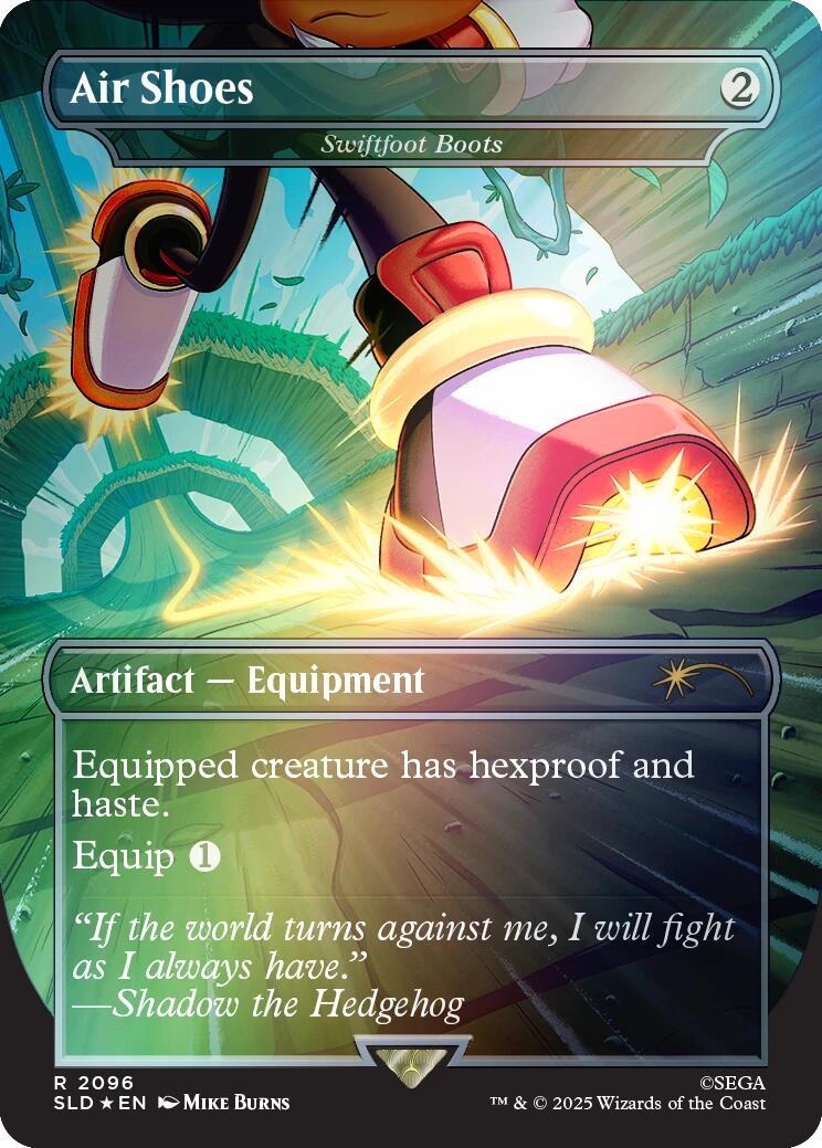Air Shoes - Swiftfoot Boots (Rainbow Foil) [Secret Lair Drop Series] | Exor Games Truro